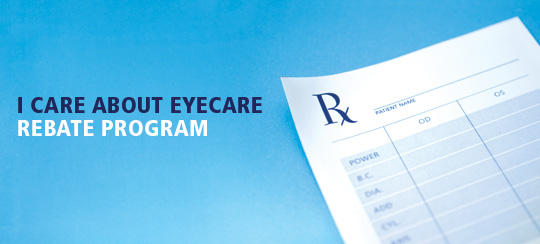 I Care About Eyecare Rebate.